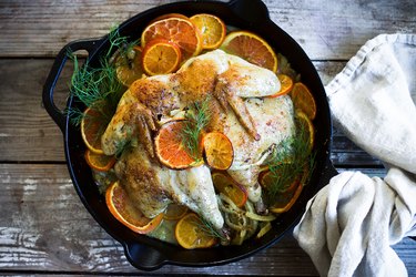 Skillet Butterflied Chicken