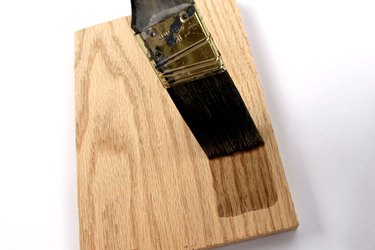 how to stain wood with coffee grounds | making bookends