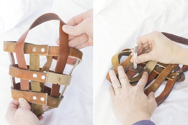 Attaching handles.
