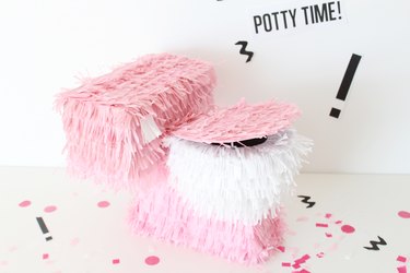 How to make a toilet pinata for fun potty training