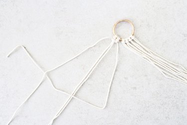 Start another larkshead knot