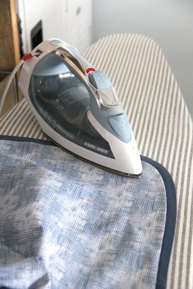 press seam towards bias tape