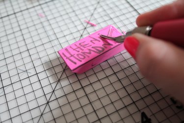 carving rubber stamp