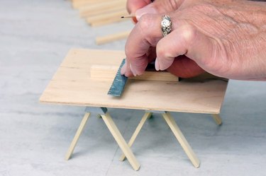marking the notches