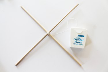 Bind the dowels together.