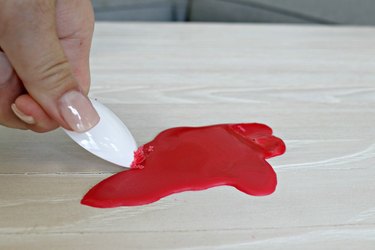 remove candle wax from a coffee table