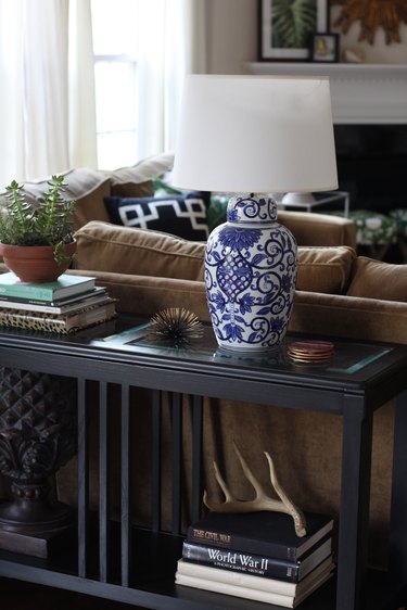DIY ginger jar lamp
