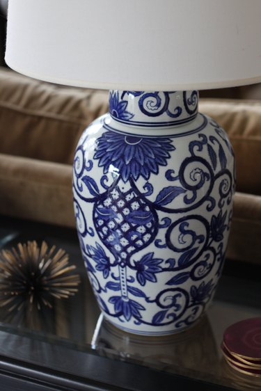 DIY ginger jar lamp