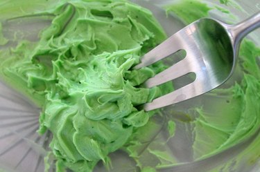 mix to get the right color