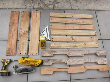Sorting out salvaged wood