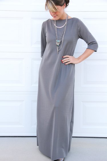 T Shirt maxi dress DIY