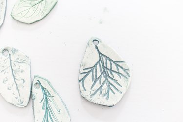 Stamp of Pine on Clay