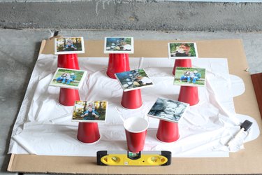 Coasters on top of cups