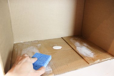 apply glue
