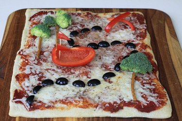 treasure map pizza