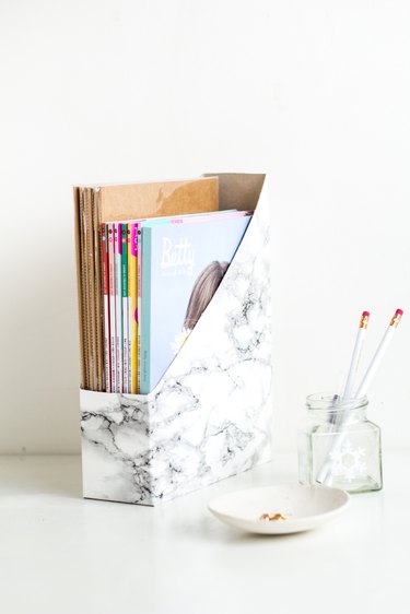 How to Make a Desk Magazine Holder