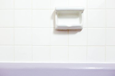 purple bathtub