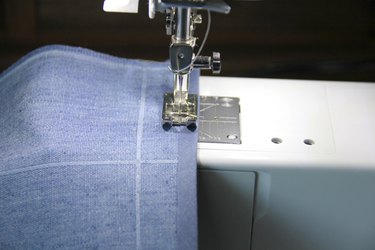 Sew other side of bias tape in place