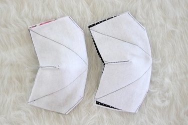 repeat with other square of fabric