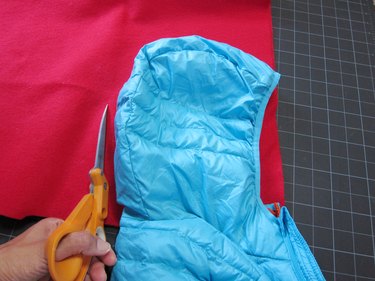 Cut out red hood