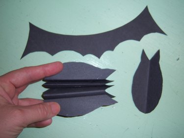 It will look like an accordion in the middle.