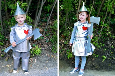 boy and girl versions of tin man costume