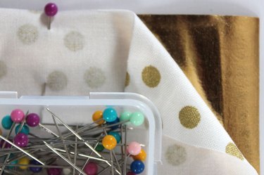 Pin right sides together.