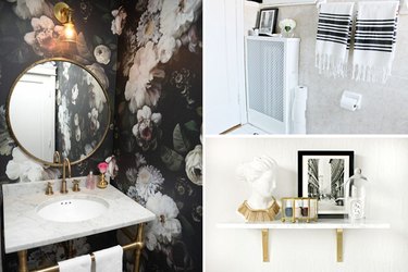 Collage of bathroom renovation ideas
