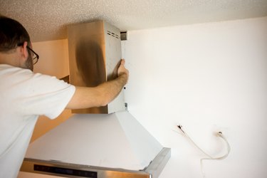 Place chimney in place