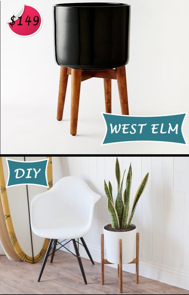 Mid-Century Modern Planter