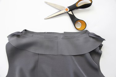 Clip all seam allowances so the neckline lay flat