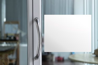 note papers, stick notes paper, post it on mirror window