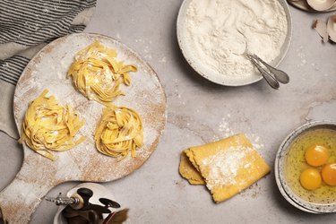 fresh pasta making process