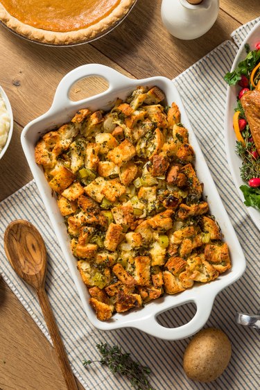 Homemade Thanksgiving stuffing
