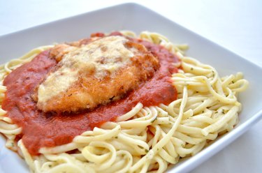 Chicken Parmesan Fettuccini