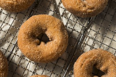 Homemade apple cider donuts