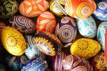 Typical easter eggs