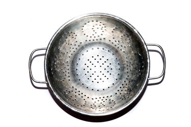 Colander On White Background