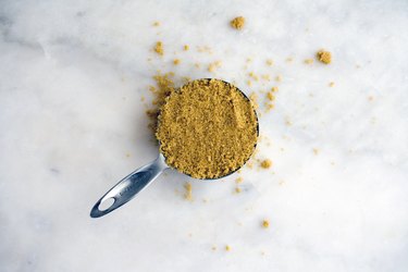 Packed Brown Sugar in a Measuring Cup