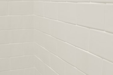 White subway tile in bathroom