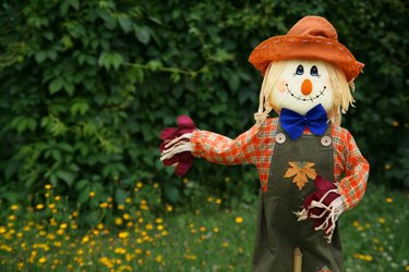 Smiling scarecrow