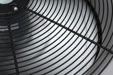 Spinning Air Conditioner Fan