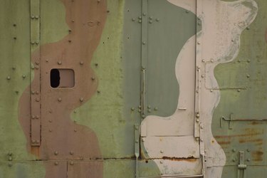 Close-up of tank