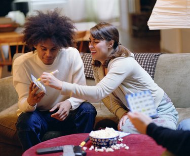 People playing bingo
