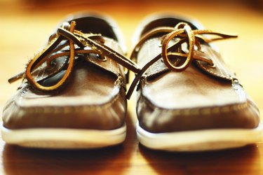 Suede Brown Deck Shoes