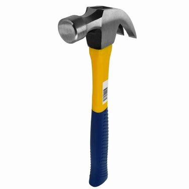 Close up of a hammer