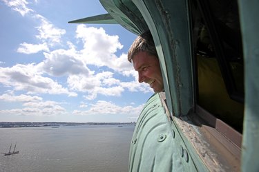 The Crown Of The Statue of Liberty Opens
