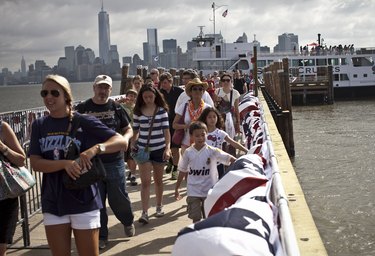 Statue Of Liberty Re-Opens To The Public For First Time Since Hurricane Sandy