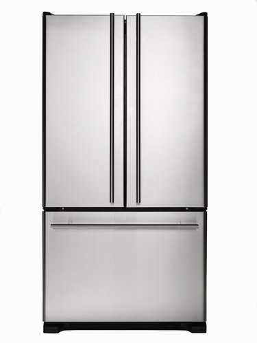 Stainless steel refrigerator/freezer