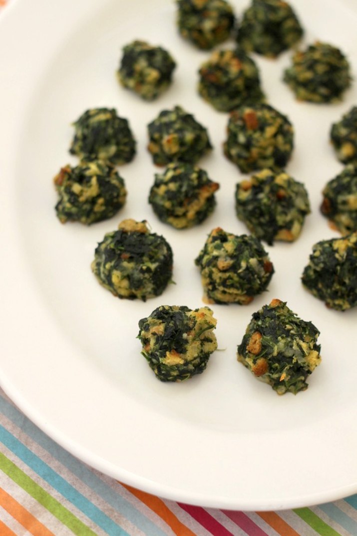 Cheesy Spinach Balls